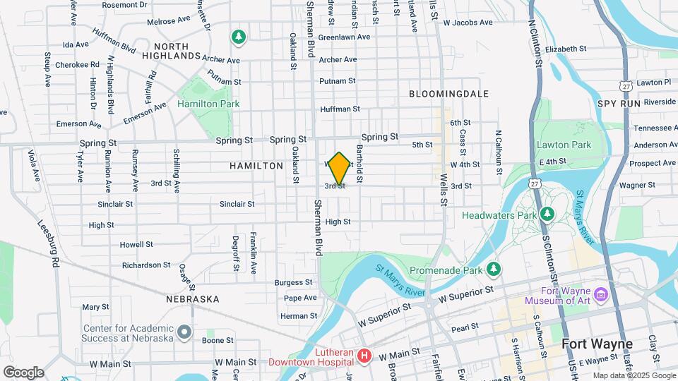 731 3rd St Map and Location Details