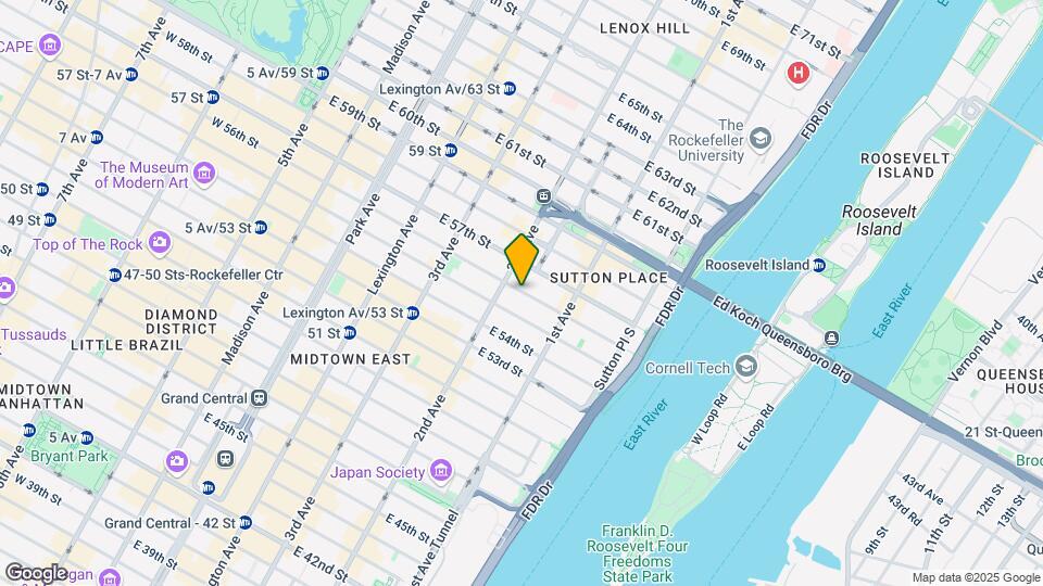330 E 56th St Mapa y Detalles de la Ubicación