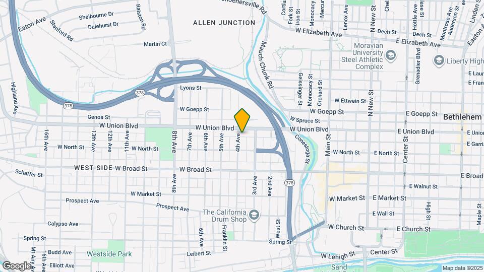 430 W Garrison St Map and Location Details