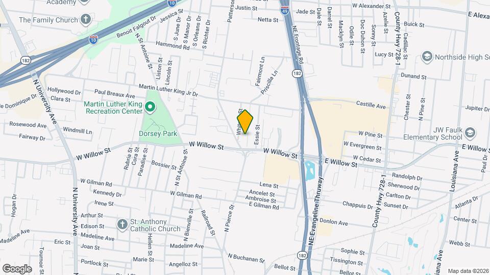 921 N Pierce St Map and Location Details