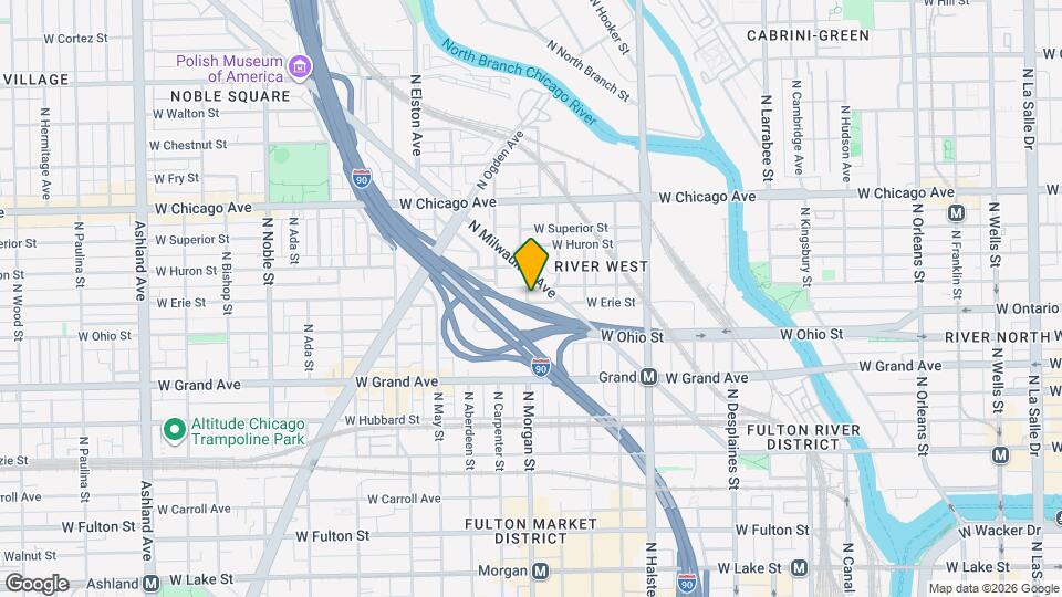 950 W Erie St, Unit 403 Mapa y Detalles de la Ubicación