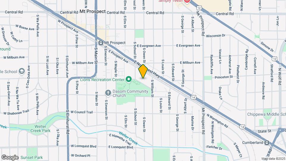 429 E Lincoln St Map and Location Details