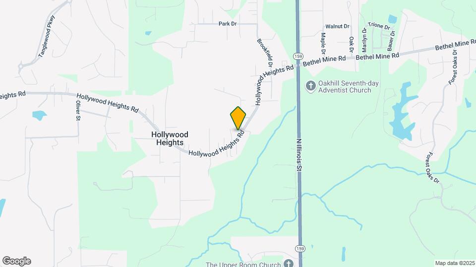 1049 Hollywood Heights Rd Map and Location Details