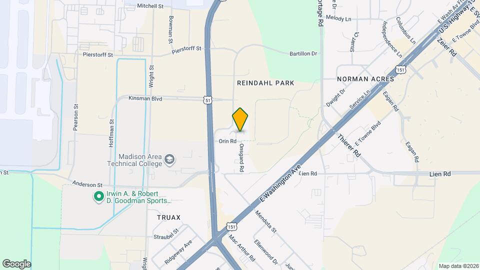 3716 Orin Rd Mapa y Detalles de la Ubicación