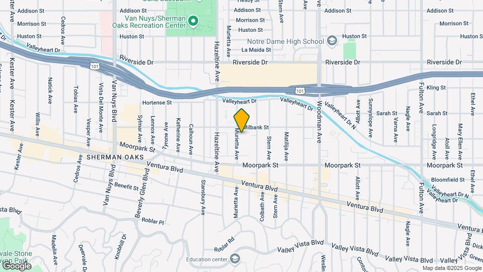 4468 Murietta Ave Map and Location Details