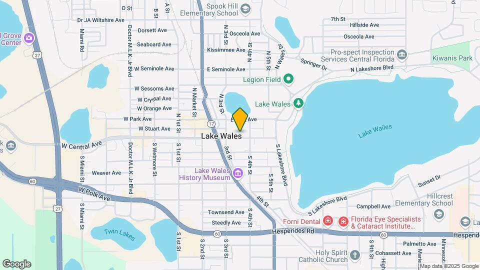 325 E Central Ave Map and Location Details