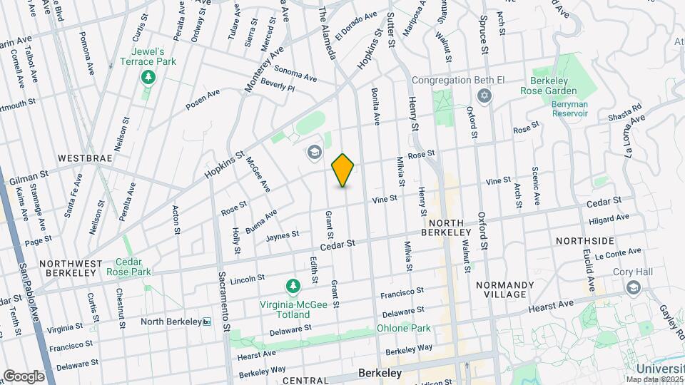 1430 Josephine St Map and Location Details