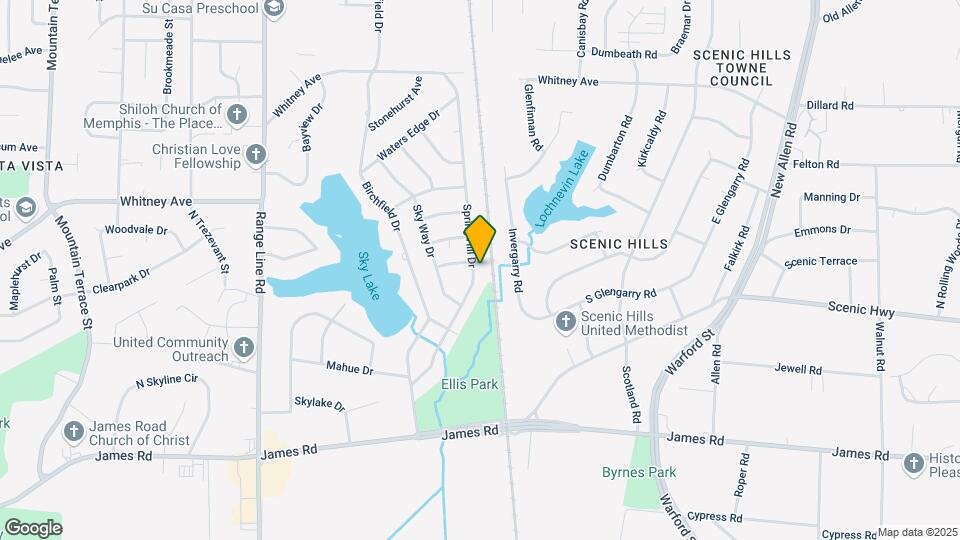 2932 Spring Hill Dr Map and Location Details
