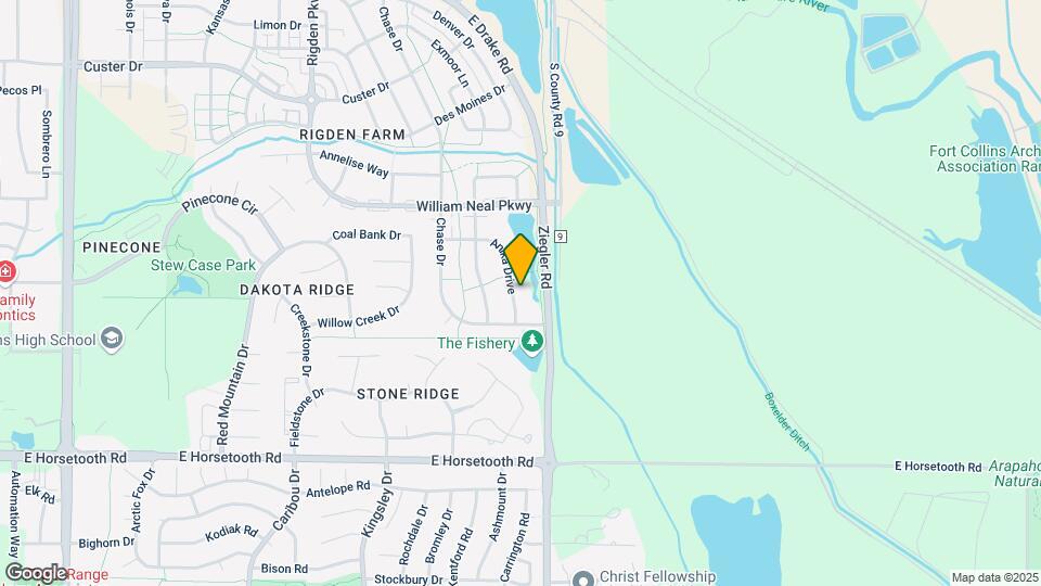 3232 Anika Drive Map and Location Details