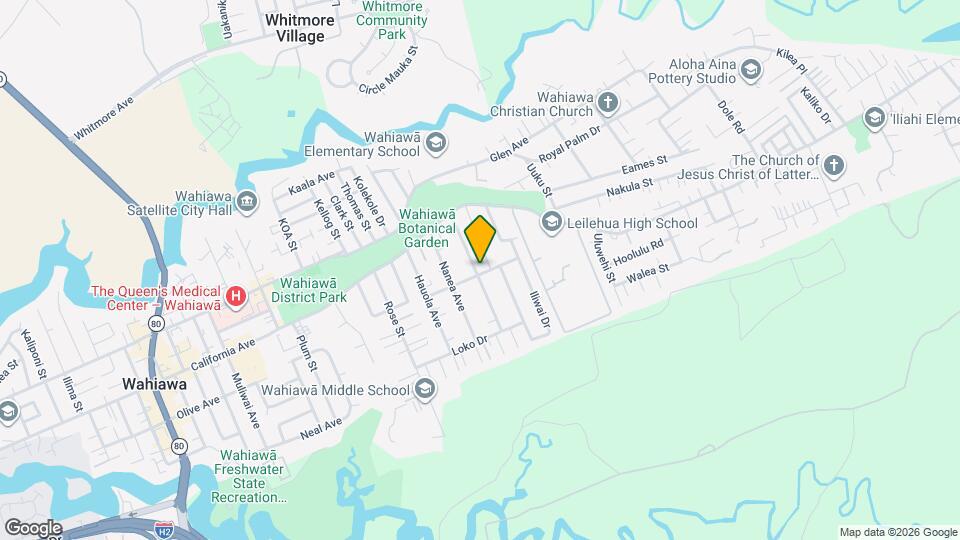 90 Makaweo Ave Map and Location Details