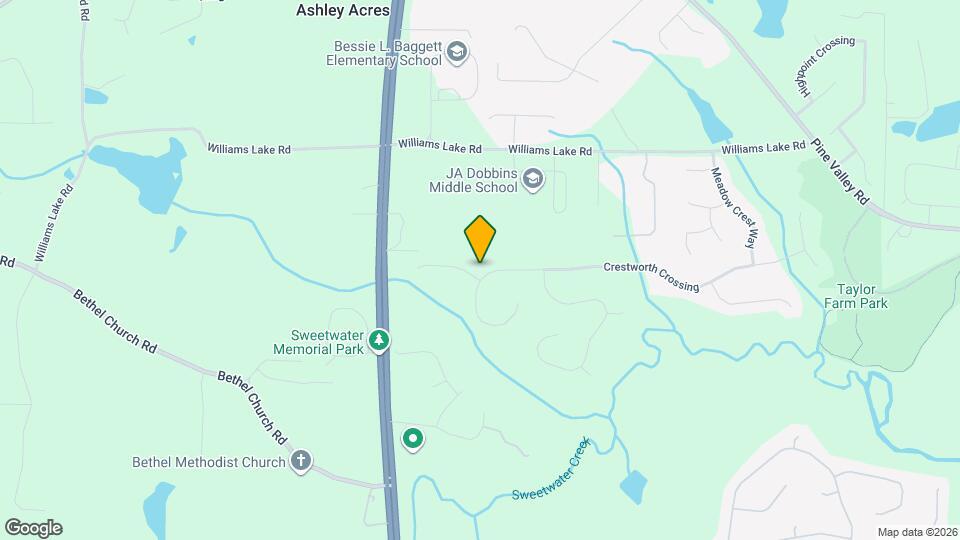 878 Crestworth Crossing Map and Location Details