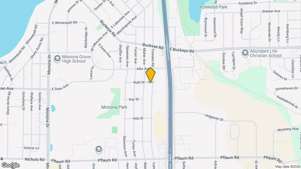 4901 Camden Rd Map and Location Details