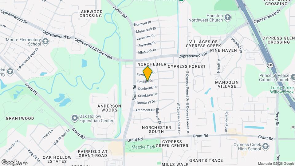 10723 Elmdale Dr Map and Location Details