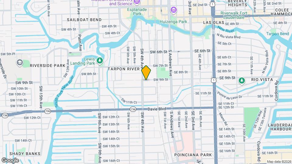 312 SW 9th St, Unit 1 Map and Location Details