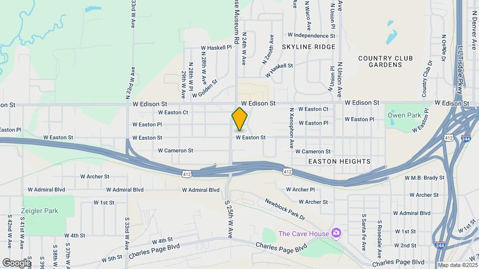 2325 W Easton St Mapa y Detalles de la Ubicación