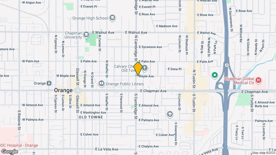 910 E Maple Ave Map and Location Details