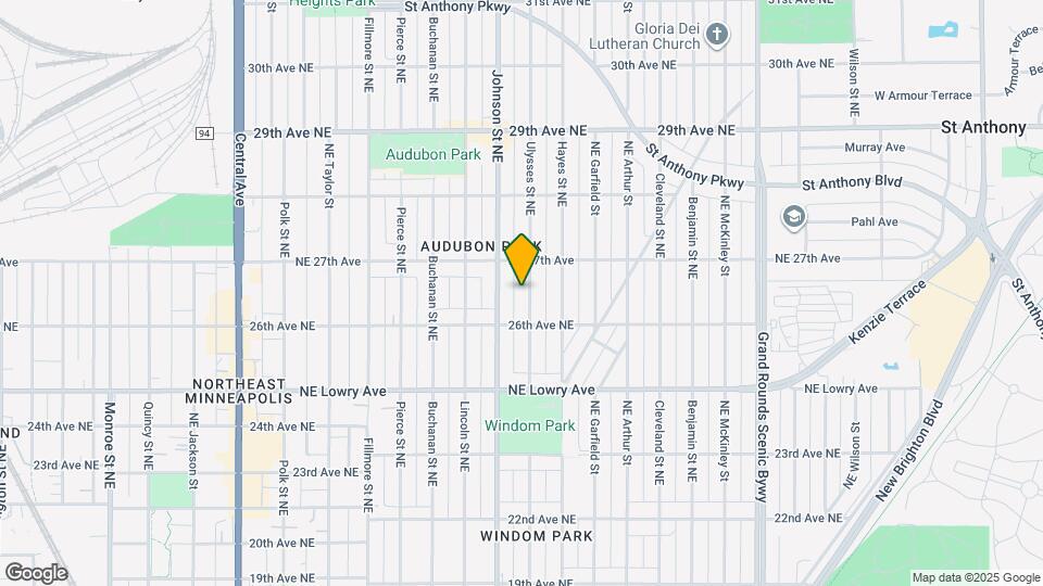 2628 Ulysses St NE Mapa y Detalles de la Ubicación