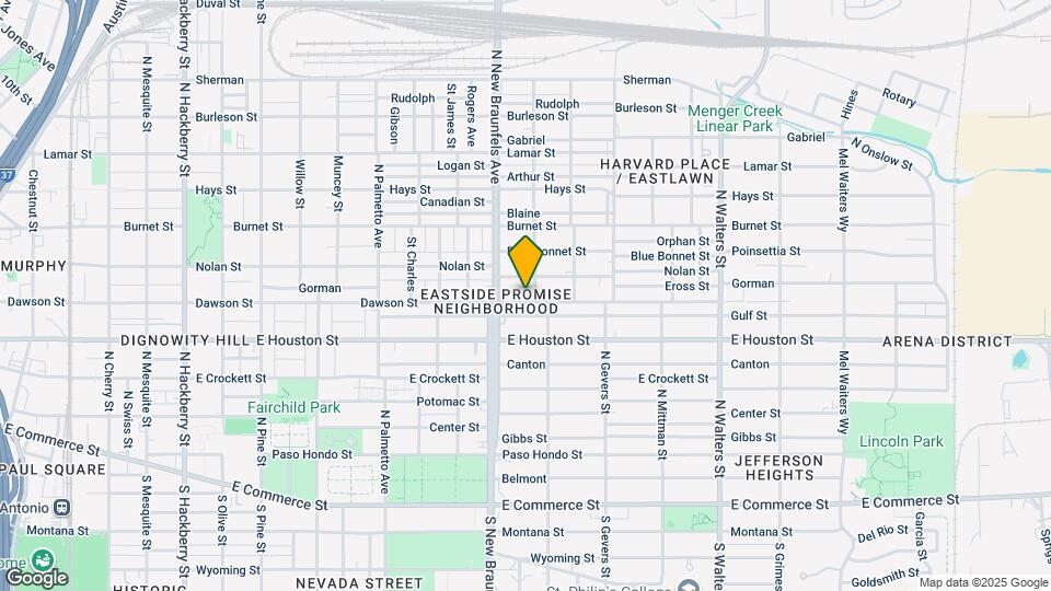 1529 Dawson St Map and Location Details