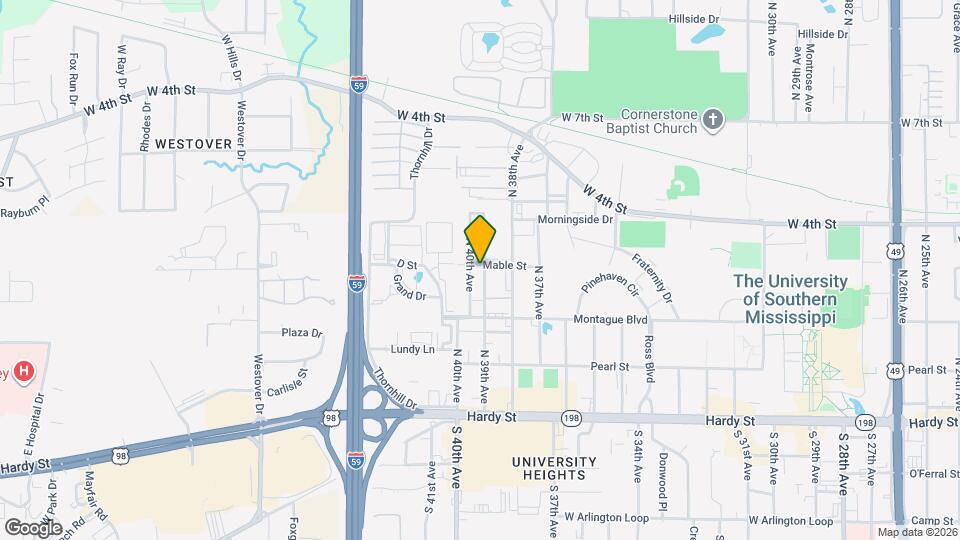 312 N 39th Ave Map and Location Details