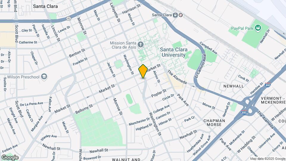 510 Lafayette St Map and Location Details