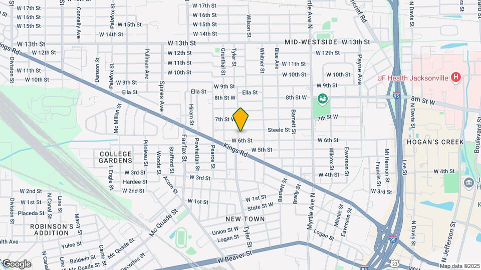 1615 Tyler St Mapa y Detalles de la Ubicación