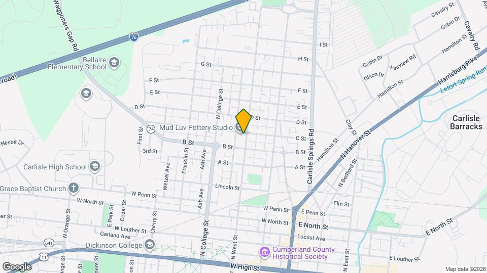 630 N West St Map and Location Details