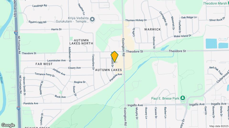 1414 Lakewood Dr Map and Location Details