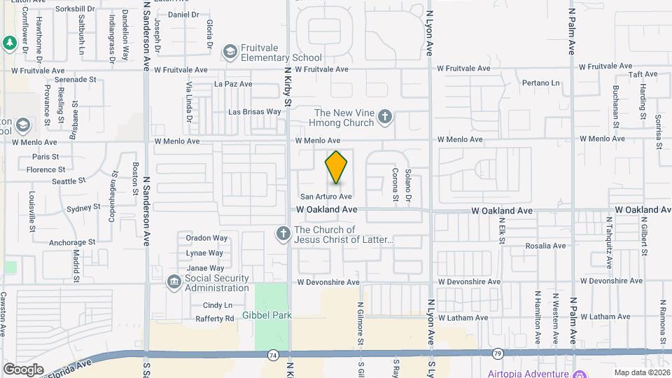 535 San Marino St Map and Location Details