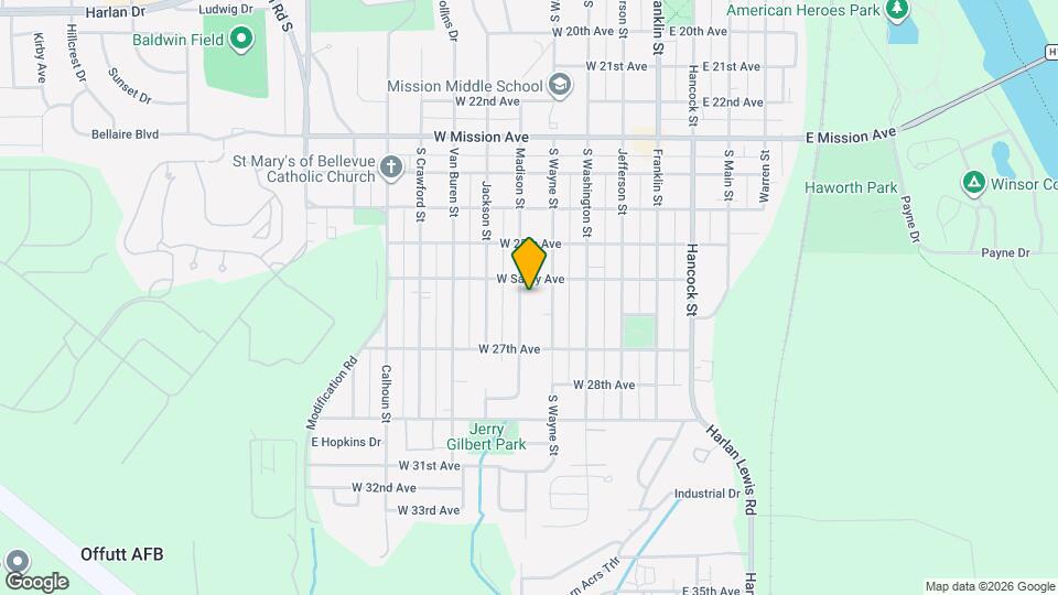 2527 Madison St Map and Location Details