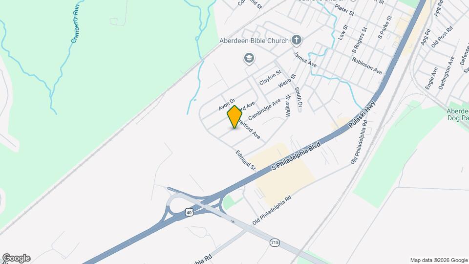 915 Cambridge Ave Map and Location Details