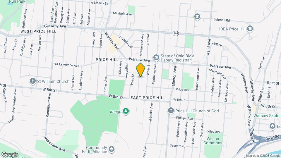 924 McPherson Ave Mapa y Detalles de la Ubicación