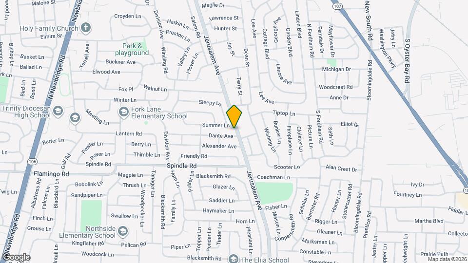 524 Jerusalem Ave Map and Location Details