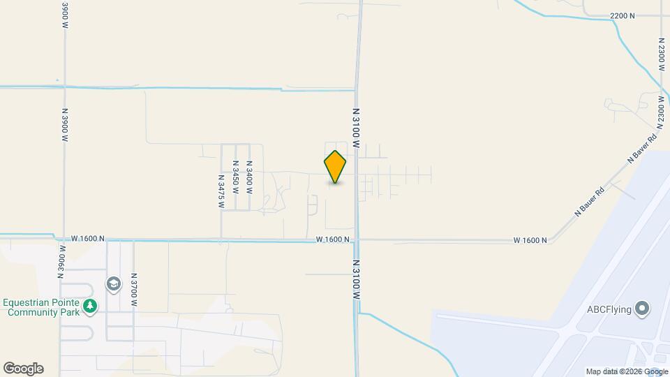 1726 N 3175 W Mapa y Detalles de la Ubicación