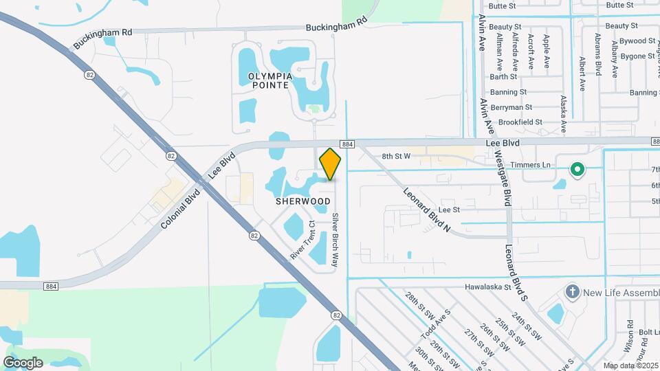 8125 Silver Birch Way Map and Location Details