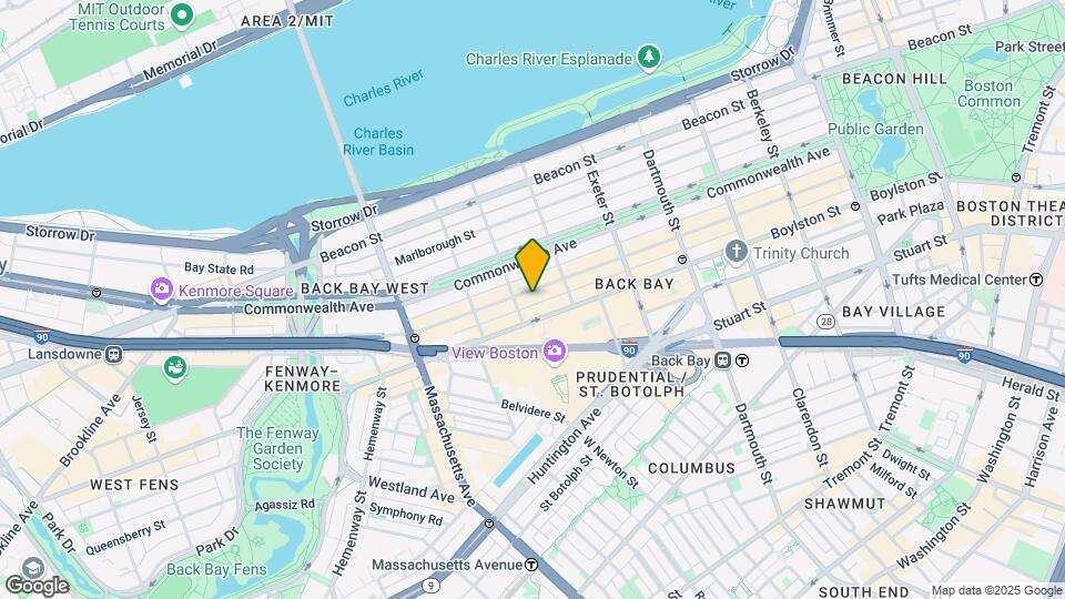 272 Newbury St, Unit 14 Map and Location Details