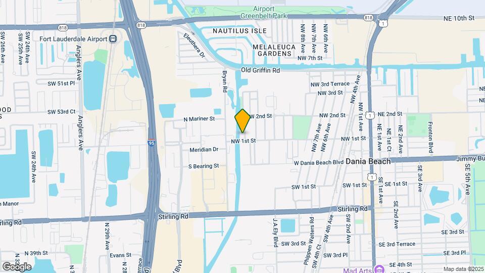 105 NW 14th Way, Unit 1 Map and Location Details