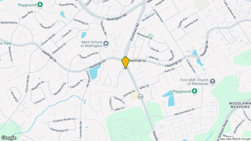 Manassas Meadows Apartments Map and Location Details