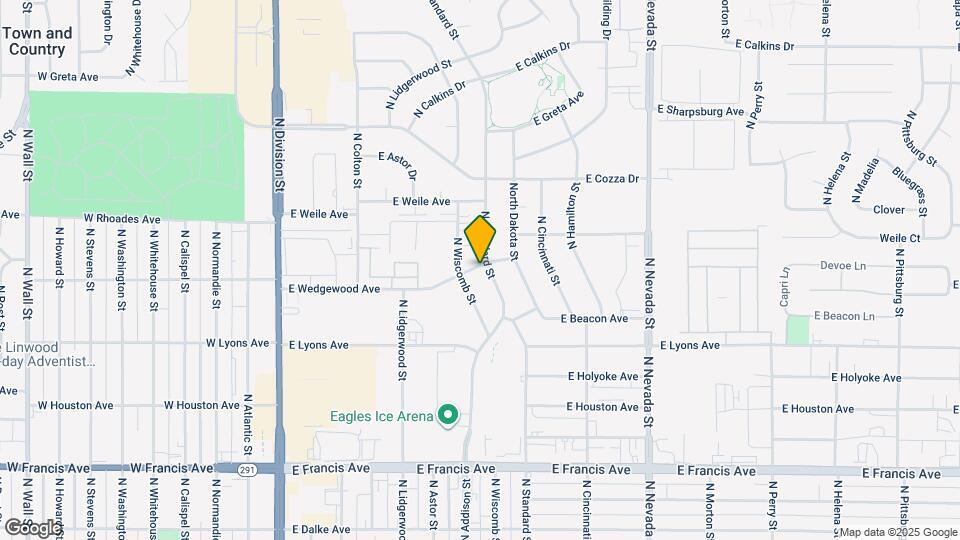 516 E Wedgewood Ave Map and Location Details