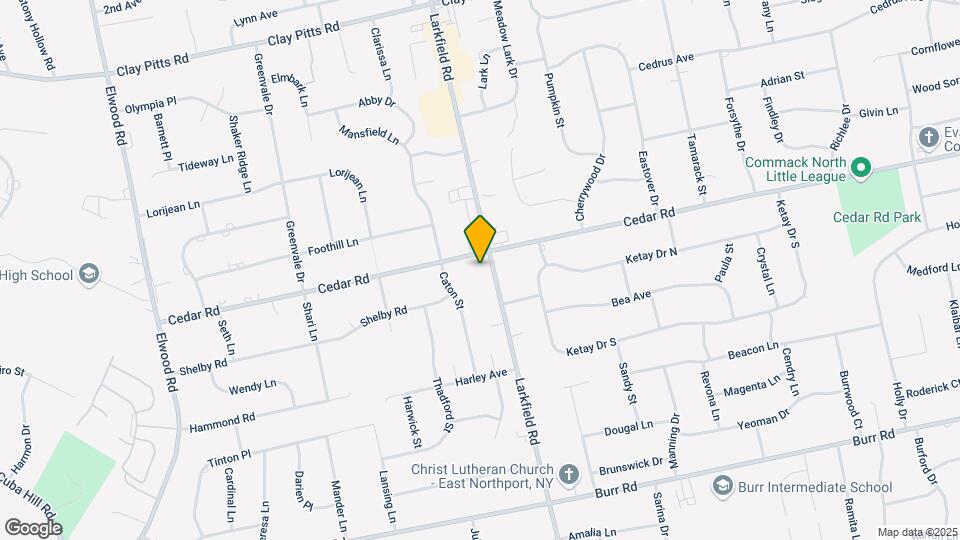 594 Larkfield Rd Map and Location Details