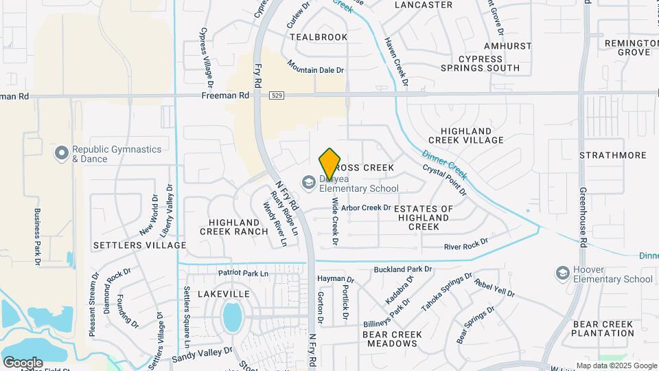 6731 Wide Creek Dr Map and Location Details