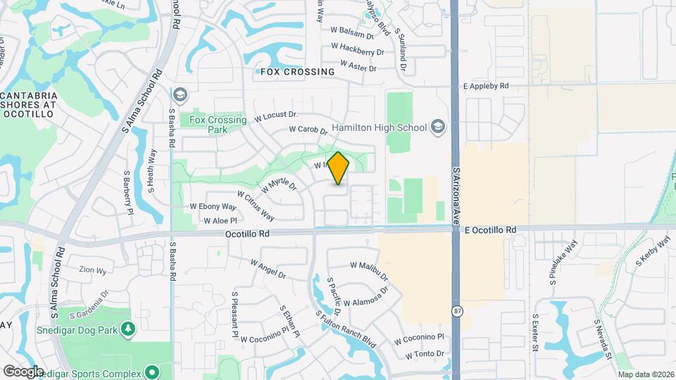 484 W Redwood Dr Map and Location Details