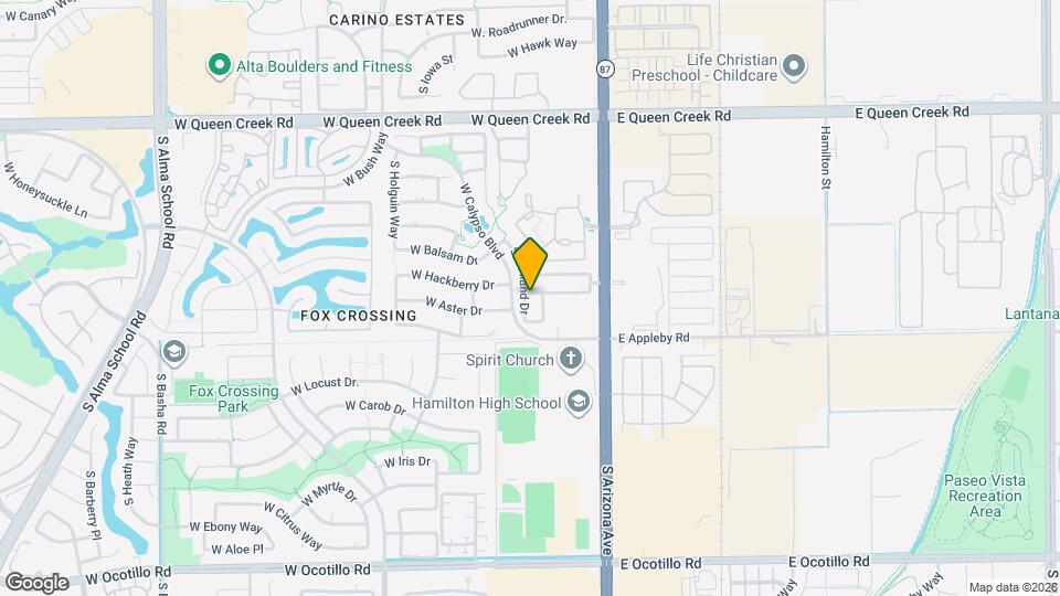 3391 S Sunland Dr Map and Location Details
