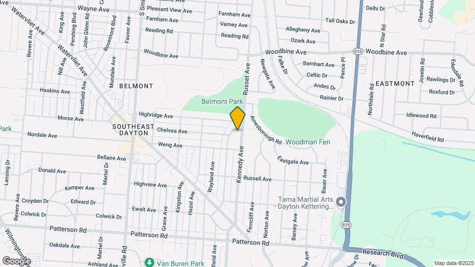 2415 Kennedy Ave Map and Location Details