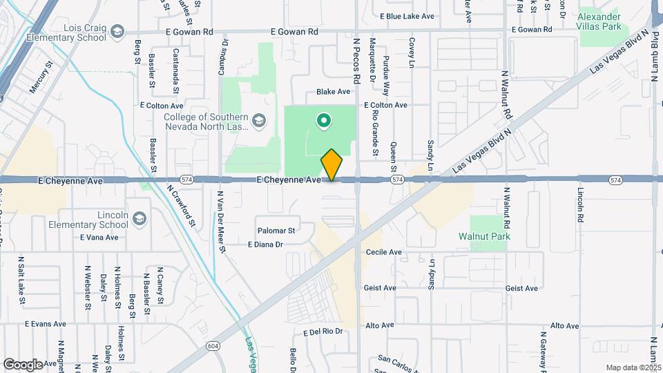 3433 Cheyenne Ave Mapa y Detalles de la Ubicación