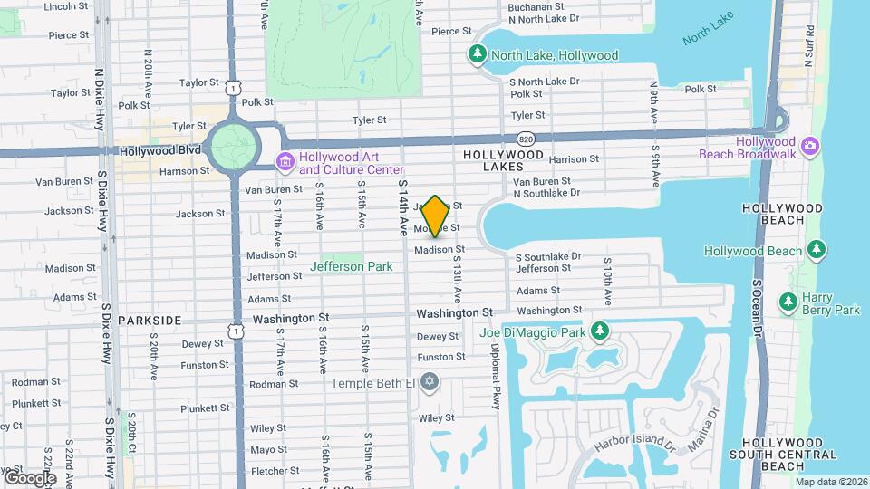 1327 Madison St Mapa y Detalles de la Ubicación