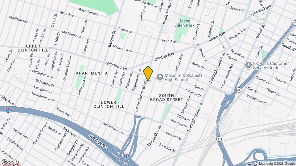 421 Irvine Turner Blvd Map and Location Details