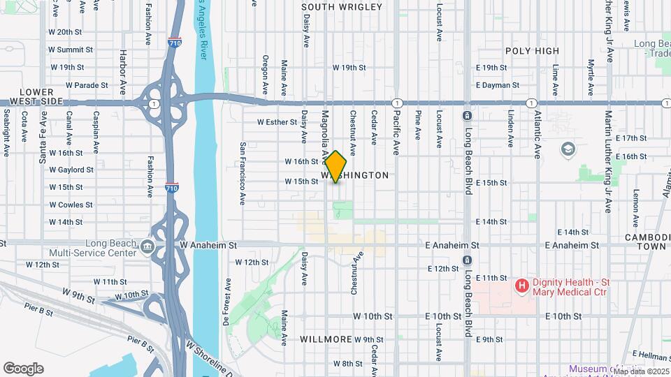 1465 Henderson Ave Map and Location Details