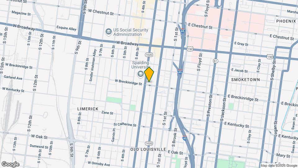 227 W Breckinridge St Map and Location Details