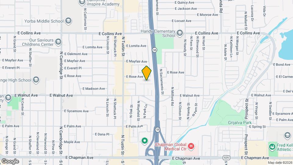 2011 E Orange Grove Ave Map and Location Details