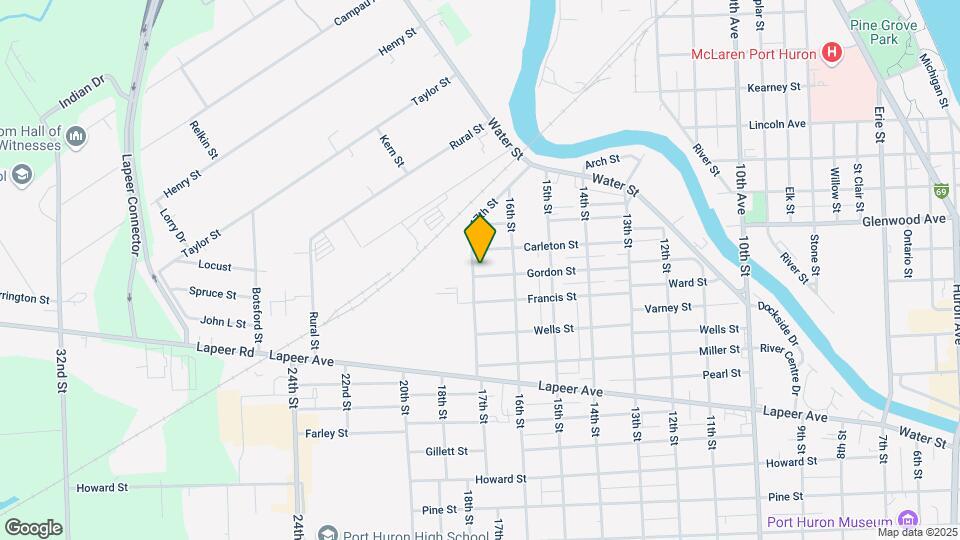 216 17th St Mapa y Detalles de la Ubicación